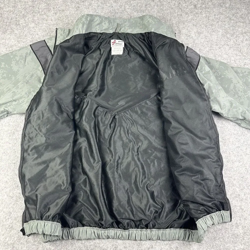 JWOD Skilcraft Army Jacket Windbreaker Medium/Long Reflective Camo Lined Vented